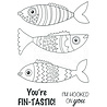Woodware Swimming Fish Clear Stamp (JGS709) (OUTLET) Woodware Swimming Fish Clear Stamp (JGS709) (OUTLET)
