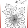 Woodware Sunflower Rays Clear Stamps (JGS835) (OUTLET) Woodware Sunflower Rays Clear Stamps (JGS835) (OUTLET)