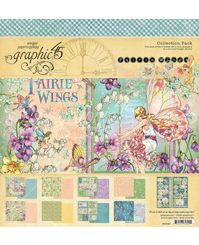 Graphic 45 Fairie Wings 12x12 Inch Collection Pack (4502083) Graphic 45 Fairie Wings 12x12 Inch Collection Pack (4502083)