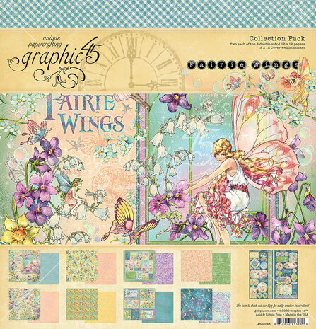 Graphic 45 Fairie Wings 12x12 Inch Collection Pack (4502083)