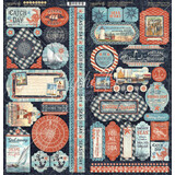 Graphic 45 Catch of the Day Stickers (4502179)