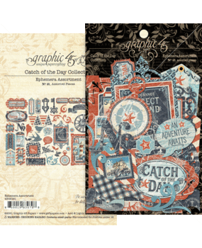 Graphic 45 Catch of the Day Die-Cut Assortment (4502181) Graphic 45 Catch of the Day Die-Cut Assortment (4502181)
