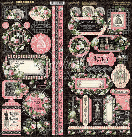 Graphic 45 Elegance Stickers (4502198)