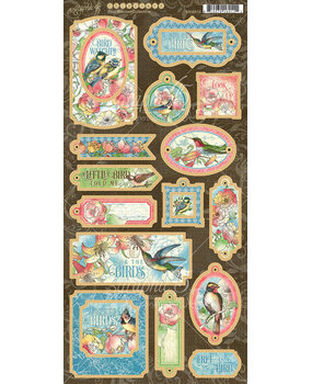 Graphic 45 Bird Watcher Chipboard (4502213)