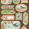Graphic 45 Bird Watcher Chipboard (4502213) Graphic 45 Bird Watcher Chipboard (4502213)
