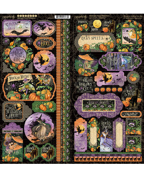 Graphic 45 Midnight Tales Stickers (4502286)