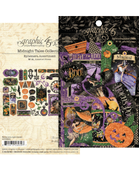 Graphic 45 Midnight Tales Die-cut Assortment (4502288) Graphic 45 Midnight Tales Die-cut Assortment (4502288)