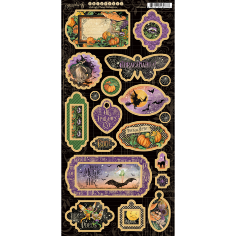 Graphic 45 Midnight Tales Chipboard (4502285)