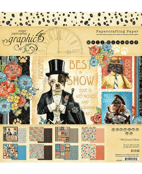 Graphic 45 Well Groomed 8x8 Inch Paper Pad (4502265) Graphic 45 Well Groomed 8x8 Inch Paper Pad (4502265)