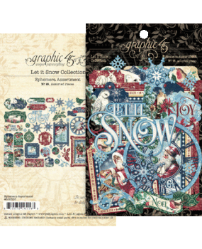 Graphic 45 Let it Snow Ephemera Assortment (4502328) Graphic 45 Let it Snow Ephemera Assortment (4502328)