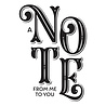 Spellbinders A Note from Me to You Press Plate (BP-040) (OUTLET) Spellbinders A Note from Me to You Press Plate (BP-040) (OUTLET)