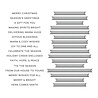 Spellbinders Merry & Bright Sentiment Strips Press Plate & Die Set (BP-049) (OUTLET) Spellbinders Merry & Bright Sentiment Strips Press Plate & Die Set (BP-049) (OUTLET)