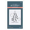 Spellbinders Chic Merry Christmas Press Plate (BP-056) (OUTLET) Spellbinders Chic Merry Christmas Press Plate (BP-056) (OUTLET)