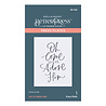 Spellbinders Let Us Adore Him Press Plate (BP-058) (OUTLET) Spellbinders Let Us Adore Him Press Plate (BP-058) (OUTLET)