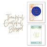 Spellbinders Stylish Script Thankful Glimmer Hot Foil Plate (GLP-205) (OUTLET) Spellbinders Stylish Script Thankful Glimmer Hot Foil Plate (GLP-205) (OUTLET)