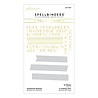 Spellbinders Sentiment Banner Glimmer Hot Foil Plate & Die (GLP-303) (OUTLET) Spellbinders Sentiment Banner Glimmer Hot Foil Plate & Die (GLP-303) (OUTLET)