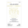 Spellbinders We Dance Glimmer Sentiments Glimmer Hot Foil Plate & Die (GLP-312) (OUTLET) Spellbinders We Dance Glimmer Sentiments Glimmer Hot Foil Plate & Die (GLP-312) (OUTLET)