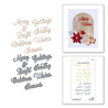 Spellbinders Merry Glimmer Sentiments Glimmer Hot Foil Plate & Die (GLP-346) (OUTLET) Spellbinders Merry Glimmer Sentiments Glimmer Hot Foil Plate & Die (GLP-346) (OUTLET)