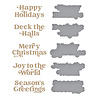 Spellbinders Joyful Christmas Sentiments Glimmer Hot Foil Plate & Die Set (GLP-361) (OUTLET) Spellbinders Joyful Christmas Sentiments Glimmer Hot Foil Plate & Die Set (GLP-361) (OUTLET)