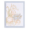 Spellbinders Seahorse Floral Glimmer Hot Foil Plate & Die Set (GLP-371) (OUTLET) Spellbinders Seahorse Floral Glimmer Hot Foil Plate & Die Set (GLP-371) (OUTLET)