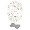 Spellbinders Stylish Oval Thanks Glimmer Hot Foil Plate & Die Set (GLP-373) (OUTLET) Spellbinders Stylish Oval Thanks Glimmer Hot Foil Plate & Die Set (GLP-373) (OUTLET)