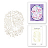 Spellbinders Stylish Oval Floral Bird Glimmer Hot Foil Plate (GLP-375) (OUTLET) Spellbinders Stylish Oval Floral Bird Glimmer Hot Foil Plate (GLP-375) (OUTLET)