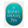 Spellbinders Giant Thank You Glimmer Hot Foil Plate (GLP-400) (OUTLET) Spellbinders Giant Thank You Glimmer Hot Foil Plate (GLP-400) (OUTLET)