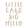 Spellbinders Little Card Big Hello Glimmer Hot Foil Plate (GLP-402) (OUTLET) Spellbinders Little Card Big Hello Glimmer Hot Foil Plate (GLP-402) (OUTLET)