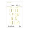 Spellbinders Little Card Big Hello Glimmer Hot Foil Plate (GLP-402) (OUTLET) Spellbinders Little Card Big Hello Glimmer Hot Foil Plate (GLP-402) (OUTLET)