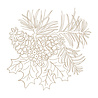 Spellbinders Winter Bough Hot Foil Plate (GLP-431) (OUTLET) Spellbinders Winter Bough Hot Foil Plate (GLP-431) (OUTLET)