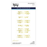 Spellbinders Wonderful Winter Sentiments Glimmer Hot Foil Plate & Die Set (GLP-433) (OUTLET) Spellbinders Wonderful Winter Sentiments Glimmer Hot Foil Plate & Die Set (GLP-433) (OUTLET)