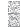 Spellbinders Tresses Art Stencils (2pcs) (JD-016) (OUTLET) Spellbinders Tresses Art Stencils (2pcs) (JD-016) (OUTLET)