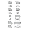 Spellbinders It's Not a Puppy Etched Dies (S2-349) (OUTLET) Spellbinders It's Not a Puppy Etched Dies (S2-349) (OUTLET)