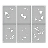 Spellbinders Stylish Oval Floral Bird Layering Stencils (6pcs) (STN-049) (OUTLET) Spellbinders Stylish Oval Floral Bird Layering Stencils (6pcs) (STN-049) (OUTLET)