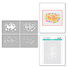 Spellbinders Layered Floral Hello Stencils (STN-051) (OUTLET) Spellbinders Layered Floral Hello Stencils (STN-051) (OUTLET)