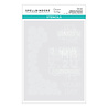 Spellbinders Balloon Garland & Sentiments Stencil (STN-061) (OUTLET) Spellbinders Balloon Garland & Sentiments Stencil (STN-061) (OUTLET)