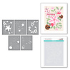 Spellbinders Christmas Florals Stencil (STN-066) (OUTLET) Spellbinders Christmas Florals Stencil (STN-066) (OUTLET)