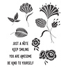 Spellbinders Embroidery Flowers Clear Stamp (STP-053) (OUTLET) Spellbinders Embroidery Flowers Clear Stamp (STP-053) (OUTLET)