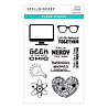 Spellbinders All Geek Clear Stamp (STP-073) (OUTLET) Spellbinders All Geek Clear Stamp (STP-073) (OUTLET)