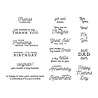 Spellbinders Sentiments for You Clear Stamp (STP-079) (OUTLET) Spellbinders Sentiments for You Clear Stamp (STP-079) (OUTLET)