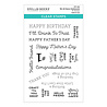 Spellbinders We All Dance Sentiments Clear Stamp (STP-082) (OUTLET) Spellbinders We All Dance Sentiments Clear Stamp (STP-082) (OUTLET)