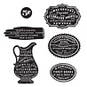 Spellbinders Antique Adverts Clear Stamp Set (STP-097) (OUTLET) Spellbinders Antique Adverts Clear Stamp Set (STP-097) (OUTLET)