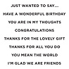 Spellbinders Just Wanted to Say Sentiments Clear Stamp (STP-109) (OUTLET) Spellbinders Just Wanted to Say Sentiments Clear Stamp (STP-109) (OUTLET)