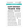 Spellbinders Sweet & Savory Sentiments Clear Stamp (STP-138) (OUTLET) Spellbinders Sweet & Savory Sentiments Clear Stamp (STP-138) (OUTLET)