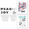 Spellbinders Peace & Joy Clear Stamp (STP-140) (OUTLET) Spellbinders Peace & Joy Clear Stamp (STP-140) (OUTLET)