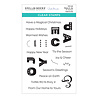 Spellbinders Peace & Joy Clear Stamp (STP-140) (OUTLET) Spellbinders Peace & Joy Clear Stamp (STP-140) (OUTLET)