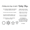 Spellbinders Quilty Hugs Sentiments Clear Stamp (STP-156) (OUTLET) Spellbinders Quilty Hugs Sentiments Clear Stamp (STP-156) (OUTLET)