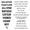 Spellbinders All-Star Sentiments Clear Stamp (STP-209) (OUTLET) Spellbinders All-Star Sentiments Clear Stamp (STP-209) (OUTLET)
