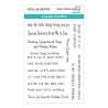 Spellbinders Dancin' Christmas Sentiments Clear Stamp (STP-216) (OUTLET) Spellbinders Dancin' Christmas Sentiments Clear Stamp (STP-216) (OUTLET)