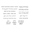 Spellbinders Monster Birthday Sentiments Clear Stamp (STP-221) (OUTLET) Spellbinders Monster Birthday Sentiments Clear Stamp (STP-221) (OUTLET)